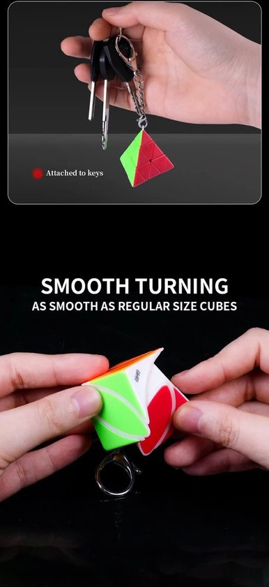 Qiyi Sleutelhanger (Pyraminx Of Ivy) 18 Qiyi Sleutelhanger (Pyraminx Of Ivy) - Afbeelding 16