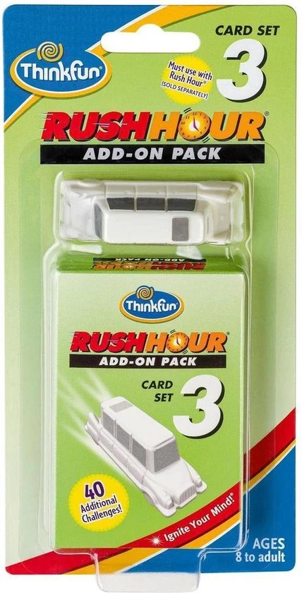 Rush Hour? 3 Erweiterungsset ThinkFun ThinkFun Rush Hour? Uitbreidingsset 3 3 Rush Hour? 3 Erweiterungsset ThinkFun ThinkFun Rush Hour? Uitbreidingsset 3