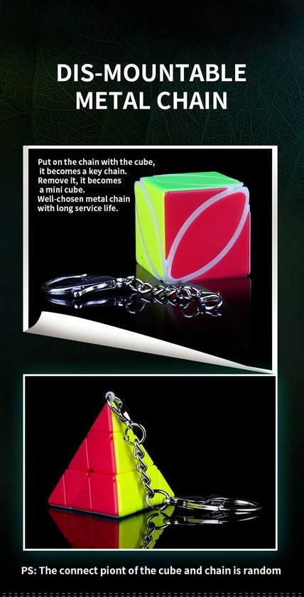 Qiyi Sleutelhanger (Pyraminx Of Ivy) 15 Qiyi Sleutelhanger (Pyraminx Of Ivy) - Afbeelding 13