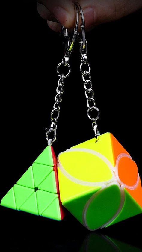 Qiyi Sleutelhanger (Pyraminx Of Ivy) 4 Qiyi Sleutelhanger (Pyraminx Of Ivy) - Afbeelding 2