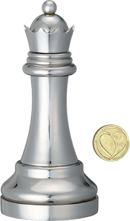 Eureka Cast Chess Puzzle - Queen - Silver 6 Eureka Cast Chess Puzzle - Queen - Silver - Afbeelding 4
