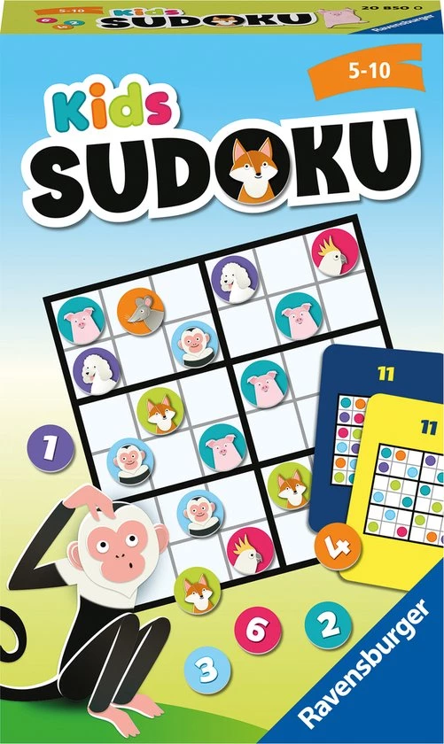 Ravensburger Kids Sudoku Dieren - Breinbreker 6 Ravensburger Kids Sudoku Dieren - Breinbreker - Afbeelding 4