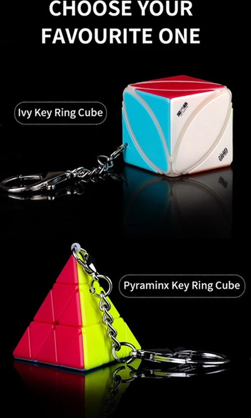 Qiyi Sleutelhanger (Pyraminx Of Ivy) 16 Qiyi Sleutelhanger (Pyraminx Of Ivy) - Afbeelding 14