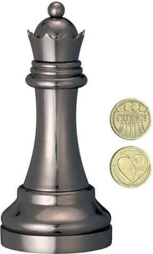 Cast Schaakpuzzel Chess Queen 9,3 Cm Staal Zwart 6 Cast Schaakpuzzel Chess Queen 9,3 Cm Staal Zwart - Afbeelding 4