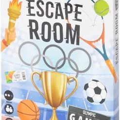 Merkloos Escape Room Spel ''Olympic Games'' - Multicolor - Kunststof - 2-4 Spelers - 60 Minuten Spel - Vanaf 8 Jaar - Spel - Speelgoed - Spelen - Aanmaakblokje
