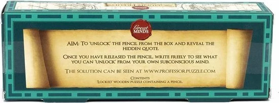 Professor Puzzle Breinbreker Freudian Slip 16,5 Cm Hout Bruin 3-delig 5 Professor Puzzle Breinbreker Freudian Slip 16,5 Cm Hout Bruin 3-delig - Afbeelding 3