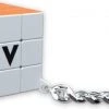 V-cube Sleutelhanger Flat-puzzel 3,5 X 3,5 Cm Oranje/groen