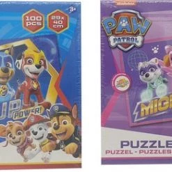 PAW Patrol Puzzel - 100 Stuks - Roze - Mighty Pups -Bolseeplgoed Verkoopwinkel 550x261 2