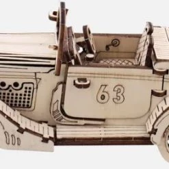 Haberdashery's Houten 3D Puzzel ? Oude Auto / Oldtimer ? Level 2 ? Breinbreker ? Bouwset ? Schoencadeautjes Sinterklaas ? Kerstcadeau