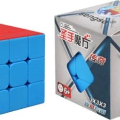SENGSO? Puzzelkubus 3x3 - SpeedCube Met Hoogwaardige Stickers - Licht En Soepel