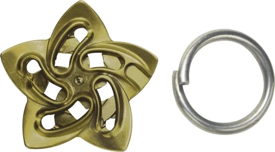 Huzzle Breinbreker Cast Helix 11,8 Cm Staal Brons 11 Huzzle Breinbreker Cast Helix 11,8 Cm Staal Brons - Afbeelding 9