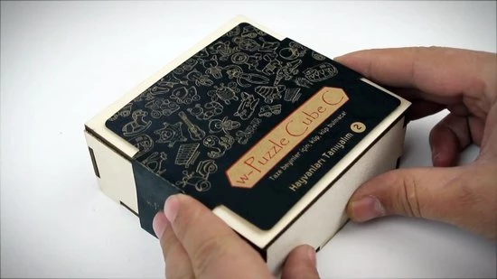 BOOK?NZ? Montessori Houten Breinbrekers W-Puzzel Cube C Laten We De Dieren Leren Kennen 4 BOOK?NZ? Montessori Houten Breinbrekers W-Puzzel Cube C Laten We De Dieren Leren Kennen - Afbeelding 2