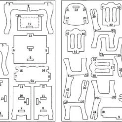 BOOKİNZİ Montessori Houten Puzzelspellen / W-3D Puzzel-eetkamer -Bolseeplgoed Verkoopwinkel 550x320 4