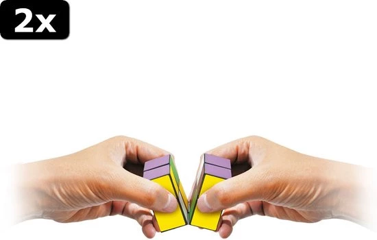 2x Clown Games 2in1 Magic Cube 6 2x Clown Games 2in1 Magic Cube - Afbeelding 4