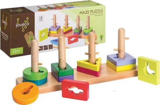 Jouéco Joueco - Doolhof Puzzel 3 Jouéco Joueco - Doolhof Puzzel