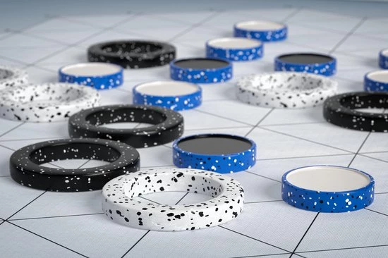 Huch And Friends 999 Games Yinsh - Breinbreker Karton Blauw 62-delig 8 Huch And Friends 999 Games Yinsh - Breinbreker Karton Blauw 62-delig - Afbeelding 6