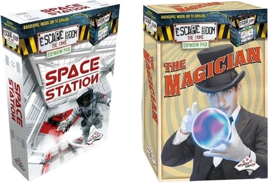 Identity Games Uitbreidingsbundel - Escape Room - 2 Stuks - Uitbreiding Space Station & Uitbreiding Magician 3 Identity Games Uitbreidingsbundel - Escape Room - 2 Stuks - Uitbreiding Space Station & Uitbreiding Magician