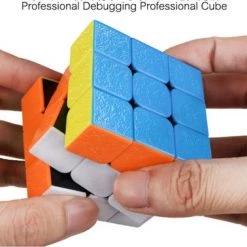 SENGSO? Puzzelkubus 3X3 - SpeedCube Zonder Stickers - Gematteerd Patroon - Licht En Soepel - 5.7cm -Bolseeplgoed Verkoopwinkel 550x378 7