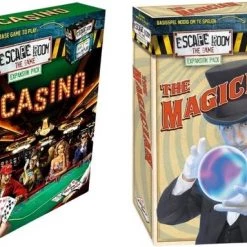 Identity Games Uitbreidingsbundel - Escape Room - 2 Stuks - Uitbreiding Casino & Uitbreiding Magician