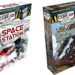 Identity Games Uitbreidingsbundel - Escape Room - 2 Stuks - Uitbreiding Space Station & Uitbreiding Wild West