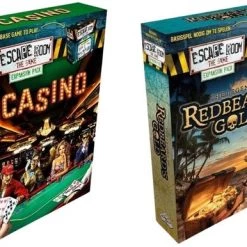 Identity Games Uitbreidingsbundel - Escape Room - 2 Stuks - Uitbreiding Casino & Uitbreiding Redbeard's Gold