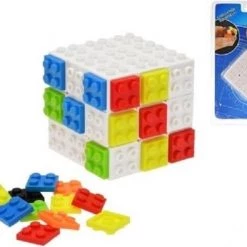 Brain Games Magische Kubus Breinbreker Met Steentjes - Cre?er Je Eigen Unieke Puzzel - Fidget Toy - 6 X 6 Cm