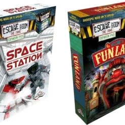 Identity Games Uitbreidingsbundel - Escape Room - 2 Stuks - Uitbreiding Space Station & Uitbreiding Funland