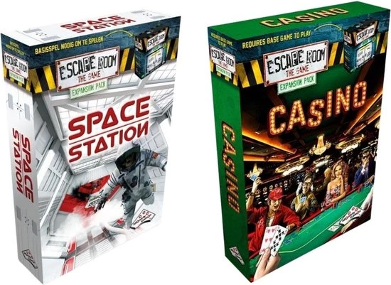 Identity Games Uitbreidingsbundel - Escape Room - 2 Stuks - Uitbreiding Space Station & Uitbreiding Casino 3 Identity Games Uitbreidingsbundel - Escape Room - 2 Stuks - Uitbreiding Space Station & Uitbreiding Casino