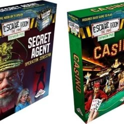 Identity Games Uitbreidingsbundel - Escape Room - 2 Stuks - Uitbreiding Casino & Uitbreiding Secret Agent