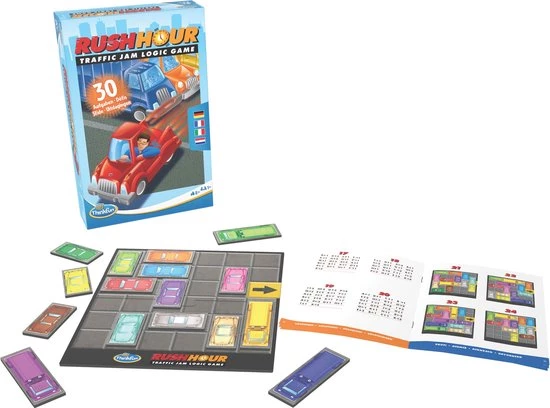 ThinkFun Rush Hour? Uitbreidingsset 1 - Breinbreker 4 ThinkFun Rush Hour? Uitbreidingsset 1 - Breinbreker - Afbeelding 2