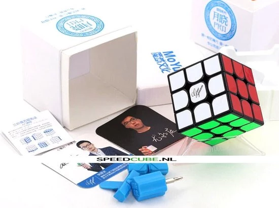 Moyu Guoguan Yuexiao Pro 3x3 - ZWART 28 Moyu Guoguan Yuexiao Pro 3x3 - ZWART - Afbeelding 26