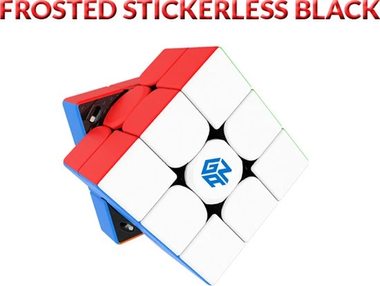 Gan 11 M Pro 3x3 - FROSTED STICKERLESS BLACK 20 Gan 11 M Pro 3x3 - FROSTED STICKERLESS BLACK - Afbeelding 18