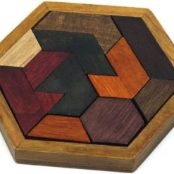 Peachy Houten Hexagon Puzzel - Denkpuzzel - Moeilijk Spelletje En Leuk Als Cadeau -Bolseeplgoed Verkoopwinkel 550x423