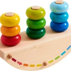 Haba Opsteekspel Regenboogschommel 13-delig