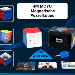 4x4 MOYU® Magnetische Puzzelkubus - SpeedCube Zonder Stickers - Licht En Soepel Voor Wedstrijden - Sale!
