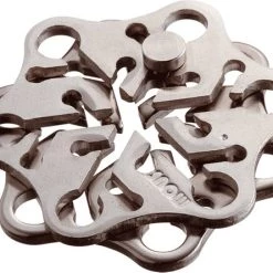 Hanayama Huzzle Breinbreker Cast Snow Zink/aluminium Zilver -Bolseeplgoed Verkoopwinkel 550x445 3