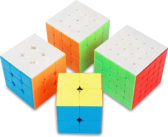 Puzzelkubus – 2x2, 3x3, 4x4, 5x5 - Extra 3x3 Puzzelkubus - Rubiks Cube - MoYu Speed Cube - Gratis 5x Cubestands - Complete Set 8 Puzzelkubus – 2x2, 3x3, 4x4, 5x5 - Extra 3x3 Puzzelkubus - Rubiks Cube - MoYu Speed Cube - Gratis 5x Cubestands - Complete Set - Afbeelding 6
