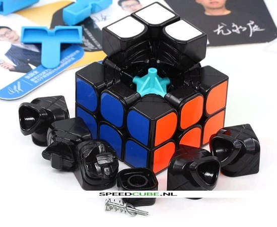 Moyu Guoguan Yuexiao Pro 3x3 - ZWART 27 Moyu Guoguan Yuexiao Pro 3x3 - ZWART - Afbeelding 25