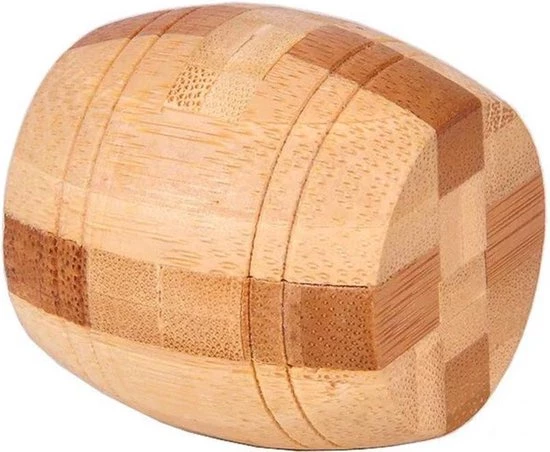 DW4Trading® 3D Bamboo Puzzel Barrel 3 DW4Trading® 3D Bamboo Puzzel Barrel