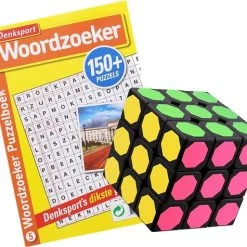 In Round Puzzelboekjes Met Woordzoekers En Een 3x3 Speed Cube ? Denksport