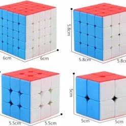 MoYu Kubus Set - Cube Set - 4 Stuks - 4 Delig - 2x2/3x3/4x4/5x5 - Breinbrekers - Speedcube - Magic Cube - Leeftijd 6+ -Bolseeplgoed Verkoopwinkel 550x477 2