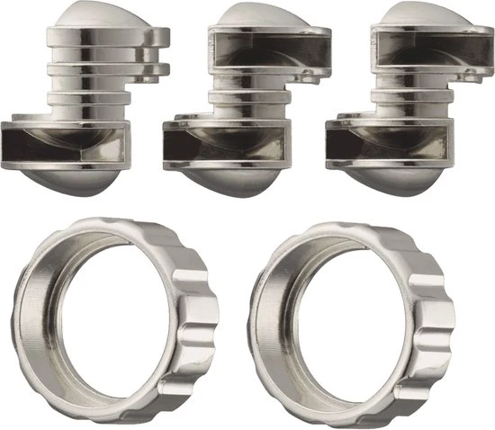 Huzzle Breinbreker Cast Cylinder Zilver 4 Huzzle Breinbreker Cast Cylinder Zilver - Afbeelding 2