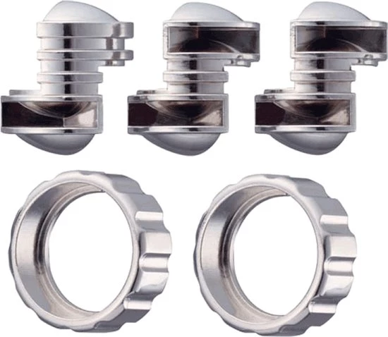 Huzzle Breinbreker Cast Cylinder Zilver 5 Huzzle Breinbreker Cast Cylinder Zilver - Afbeelding 3