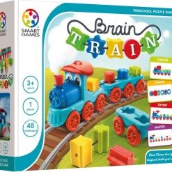 SmartGames - Brain Train - 48 Opdrachten - Logisch Denkspel Voor Kleuters - Vormen En Kleuren