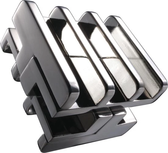 Huzzle Breinbreker Cast Rattle 11,8 Cm Staal Zilver 6 Huzzle Breinbreker Cast Rattle 11,8 Cm Staal Zilver - Afbeelding 4