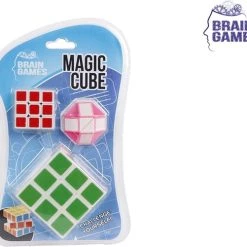 Brain Games Kubus Magic Cube Groen/rood/roze 3-delig