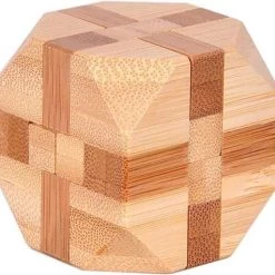DW4Trading® 3D Bamboo Puzzel Kubus 3