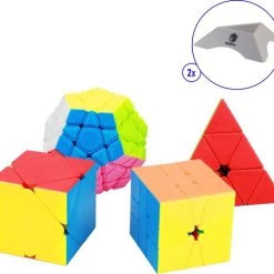 Puzzelkubus ? Pyraminx, Megaminx, Skewb, Square-1 ? MoYu ? Gratis 2x Qubuss Cubestand -Bolseeplgoed Verkoopwinkel 550x514