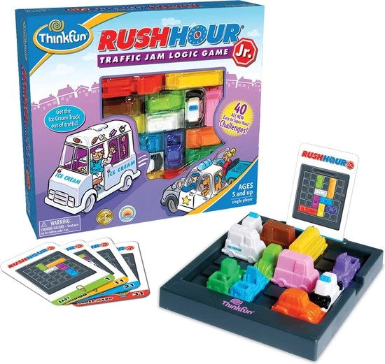 ThinkFun Rush Hour Junior 4 ThinkFun Rush Hour Junior - Afbeelding 2