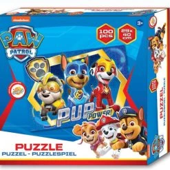 PAW Patrol Puzzel - 100 Stuks - Blauw - Mighty Pups